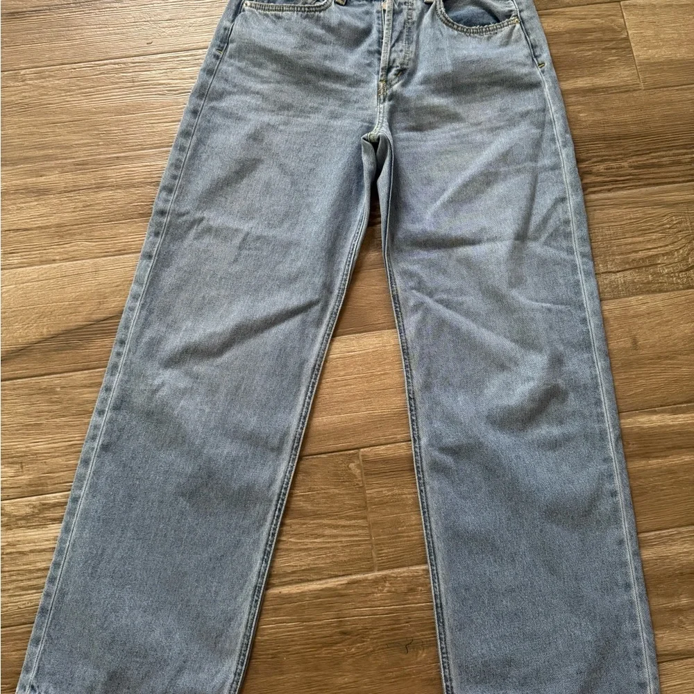 Etica Sky Blue Wide Leg Jeans - Picture 3 of 6